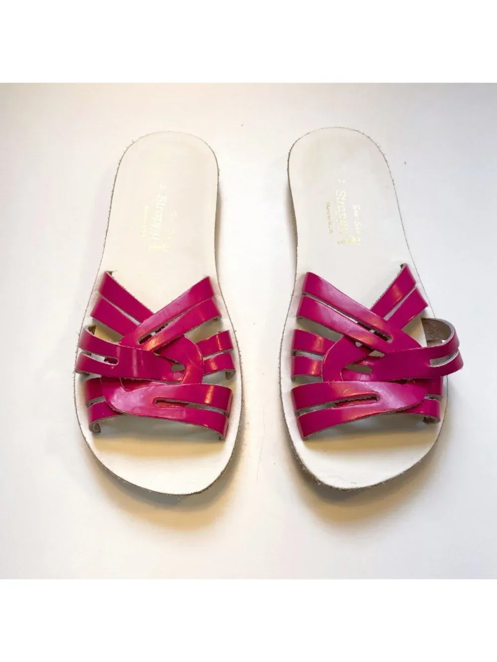 Salt Water Sun-San Slip On Sandals, Size 3